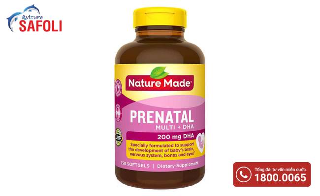 Viên vitamin Prenatal Multi + DHA khi uống dễ gây táo bón