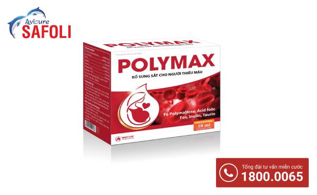 Thuốc bổ máu dạng ống Polymax