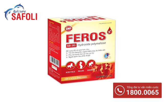 Ống uống bổ máu Feros