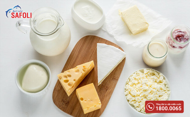 Sữa và các sản phẩm từ sữa giàu vitamin B12