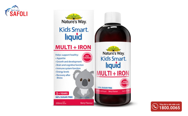 Nature's Way Kids Smart Liquid Multi Iron